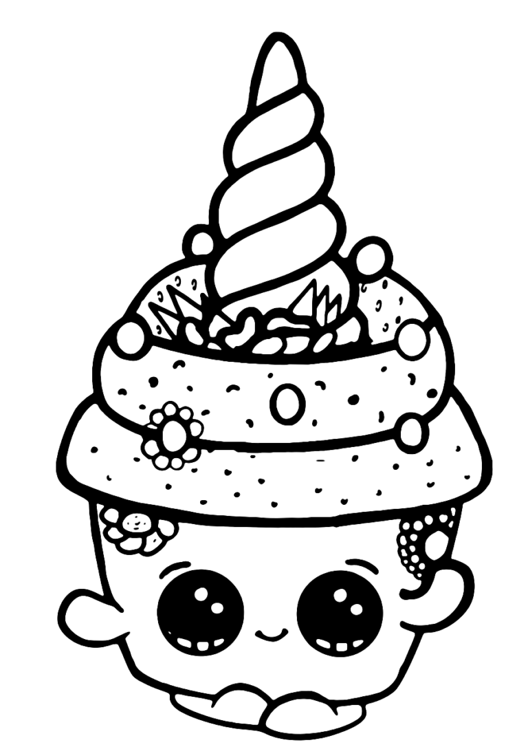 Cute Cupcake Coloring Coloring Pages Draw So Cute Bjorkanism